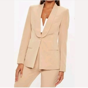 Missguided skinny tux blazer NWT